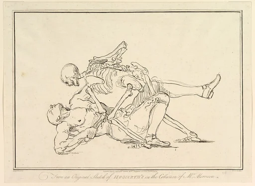 From an Original Sketch of William Hogarth's in the Collection of Mr. Morrison