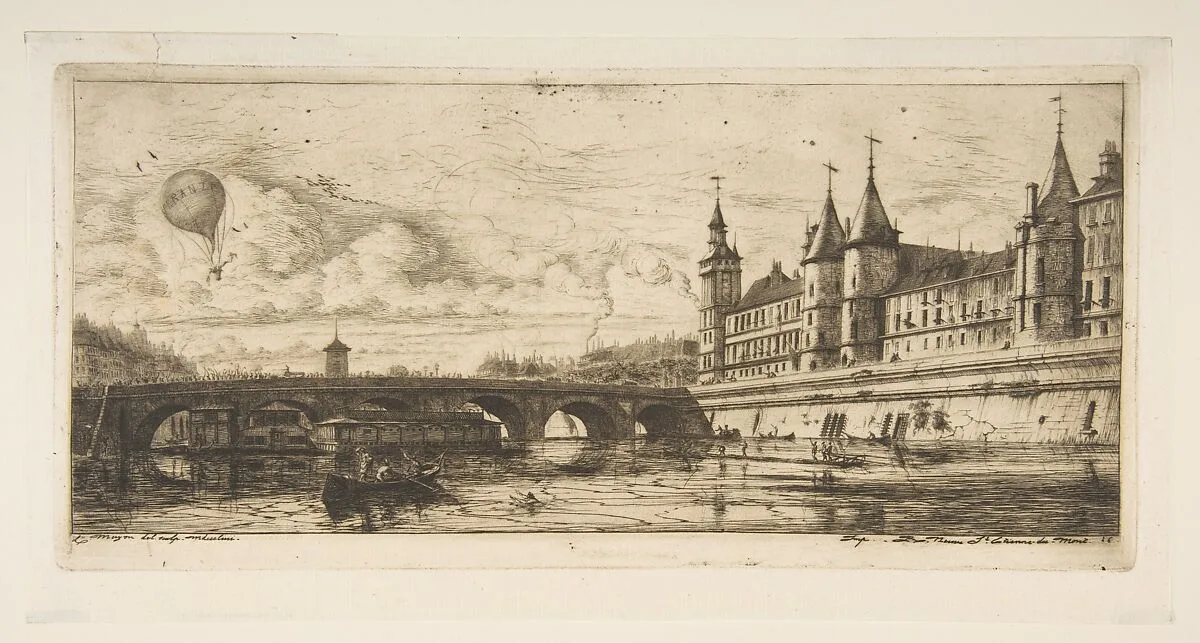 Pont-au-change, Paris — Charles Meryon