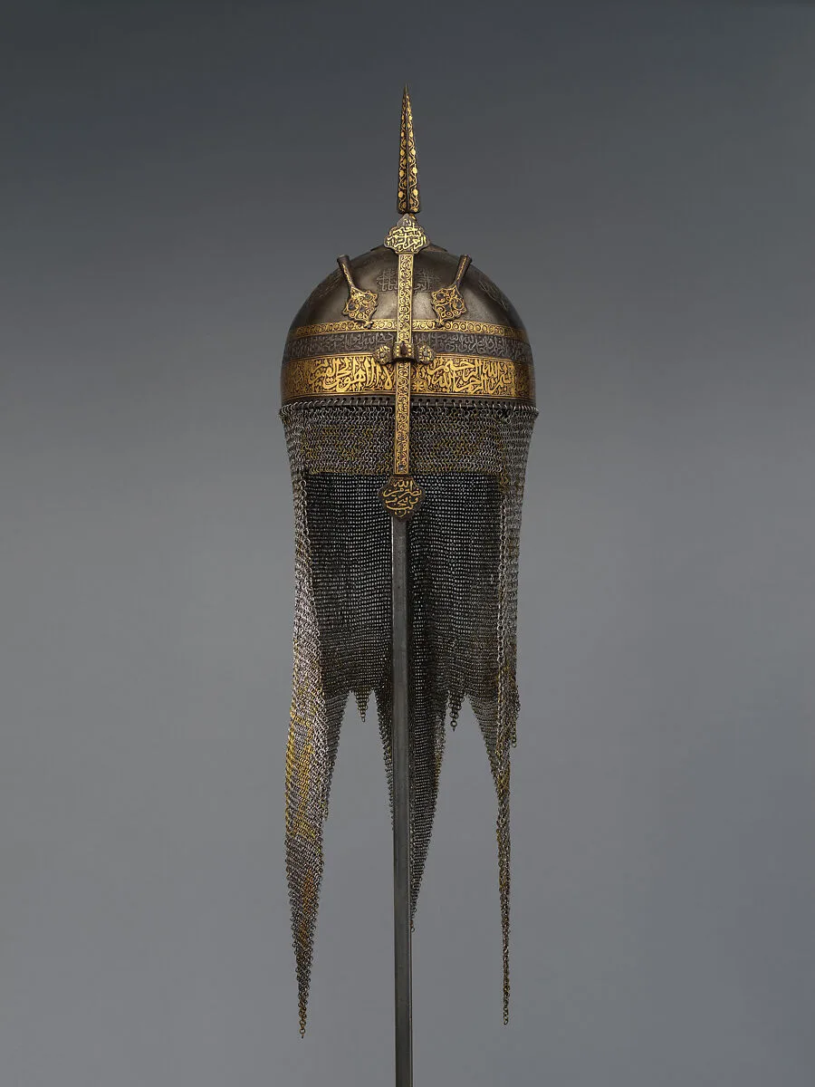 Helmet with Talismanic Inscriptions — Unknown