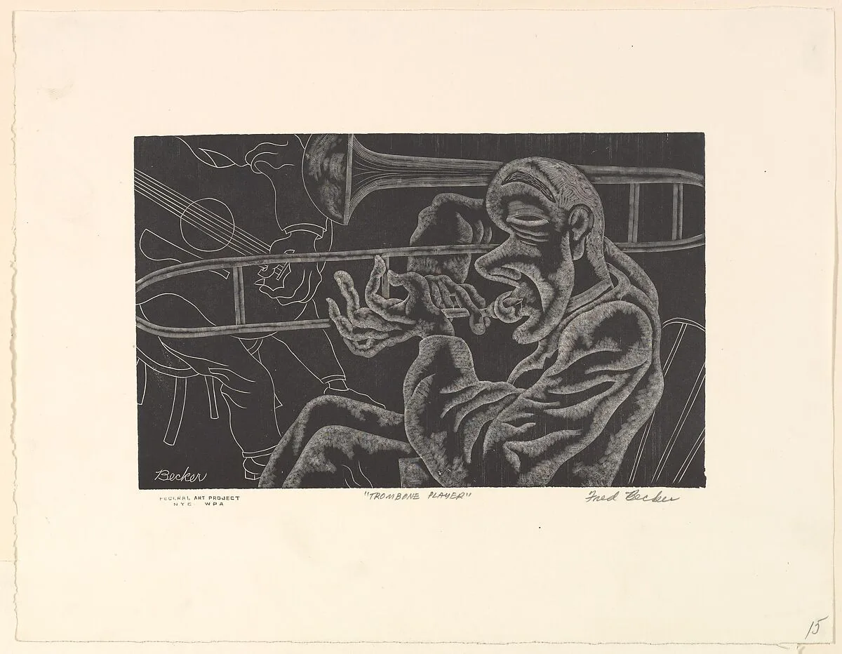 Trombone Player — Fred Becker|WPA
