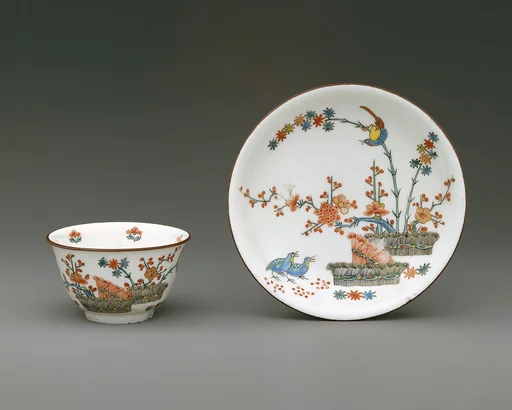 Teabowl and saucer
