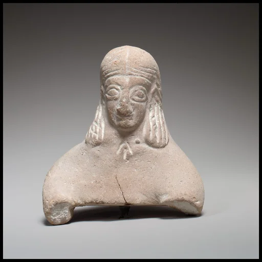 Terracotta female figurine fragment