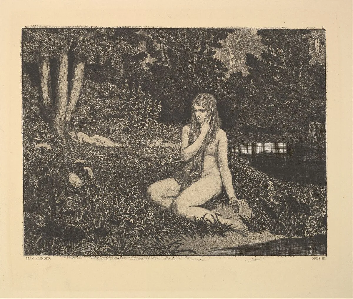 Eva from Eva und die Zukunft (Rad.-Werk III) — Max Klinger|Max Klinger|Wilhelm Felsing