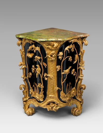 Pair of corner cabinets