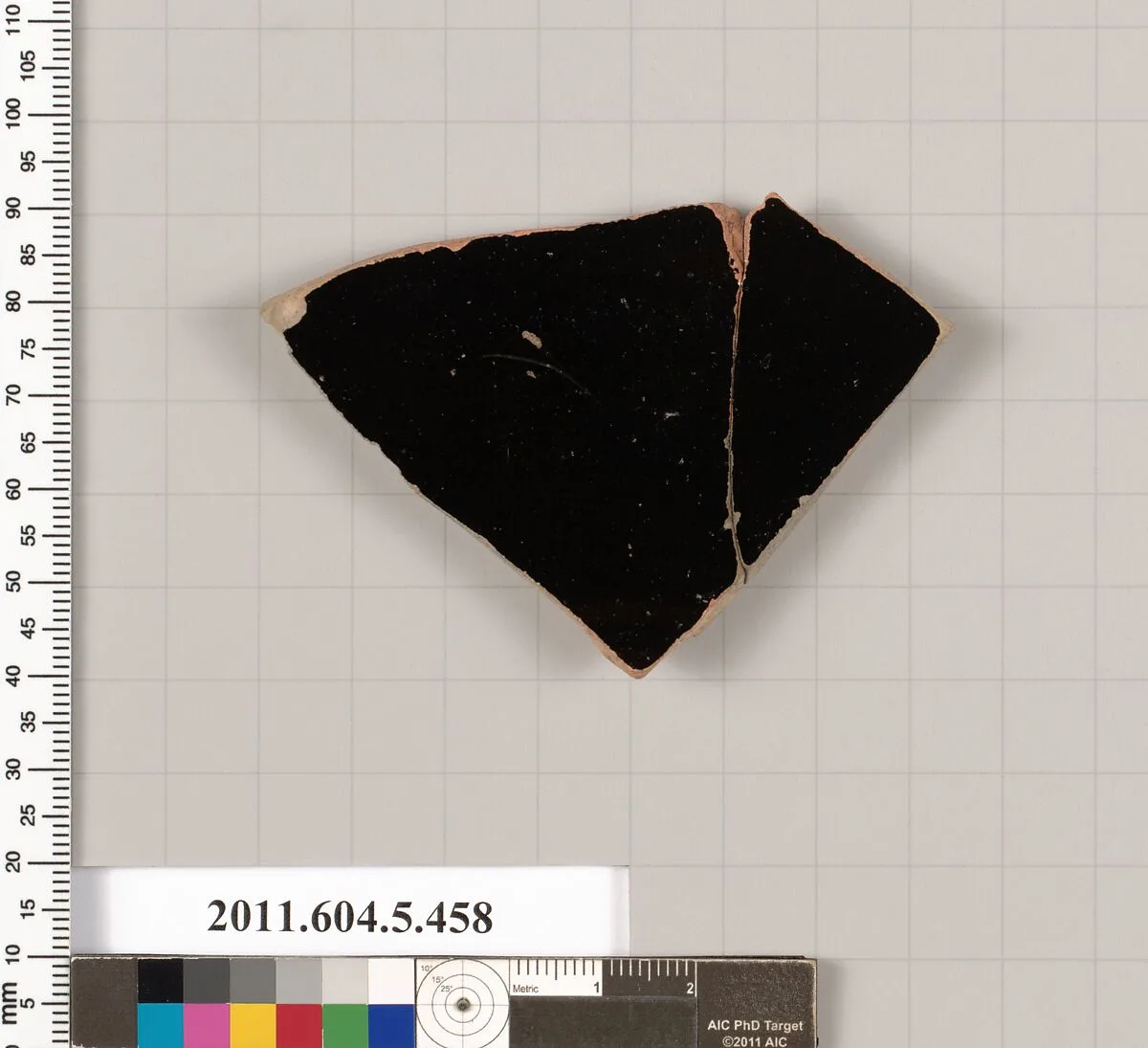 Terracotta fragment of a kylix (drinking cup) — Unknown