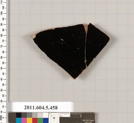 Terracotta fragment of a kylix (drinking cup)