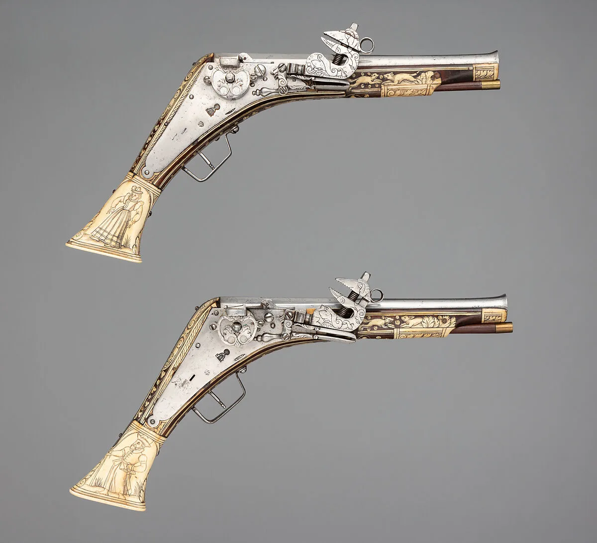 Pair of Wheellock Pistols — Unknown
