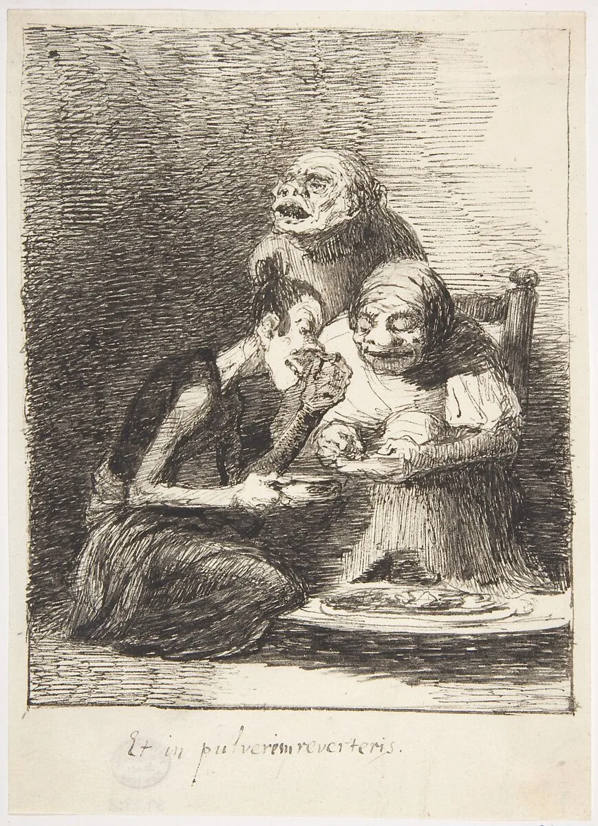 Dust to Dust ("Et in pulverem reverteris") — Leonardo Alenza y Nieto