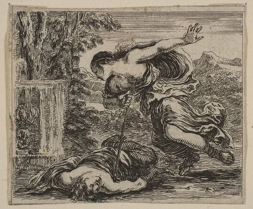 Pyramus et Thisbe, from 'Game of Mythology' (Jeu de la Mythologie)