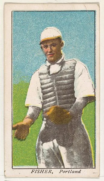 Fisher, Portland, from the "Obak Baseball Players" set (T212), issued by the American Tobacco Company to promote Obak Mouthpiece Cigarettes — American Tobacco Company
