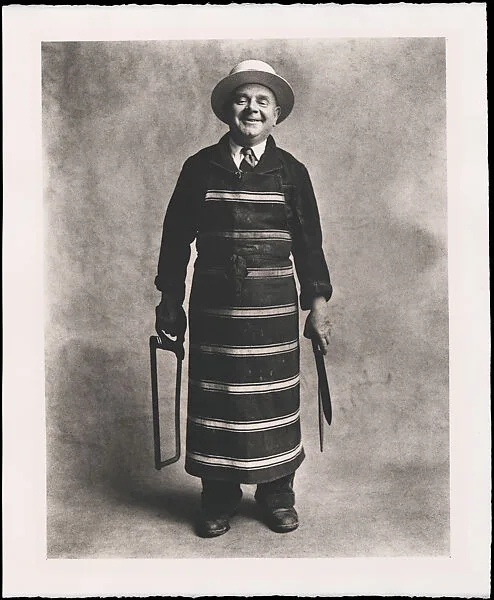 Butcher — Irving Penn