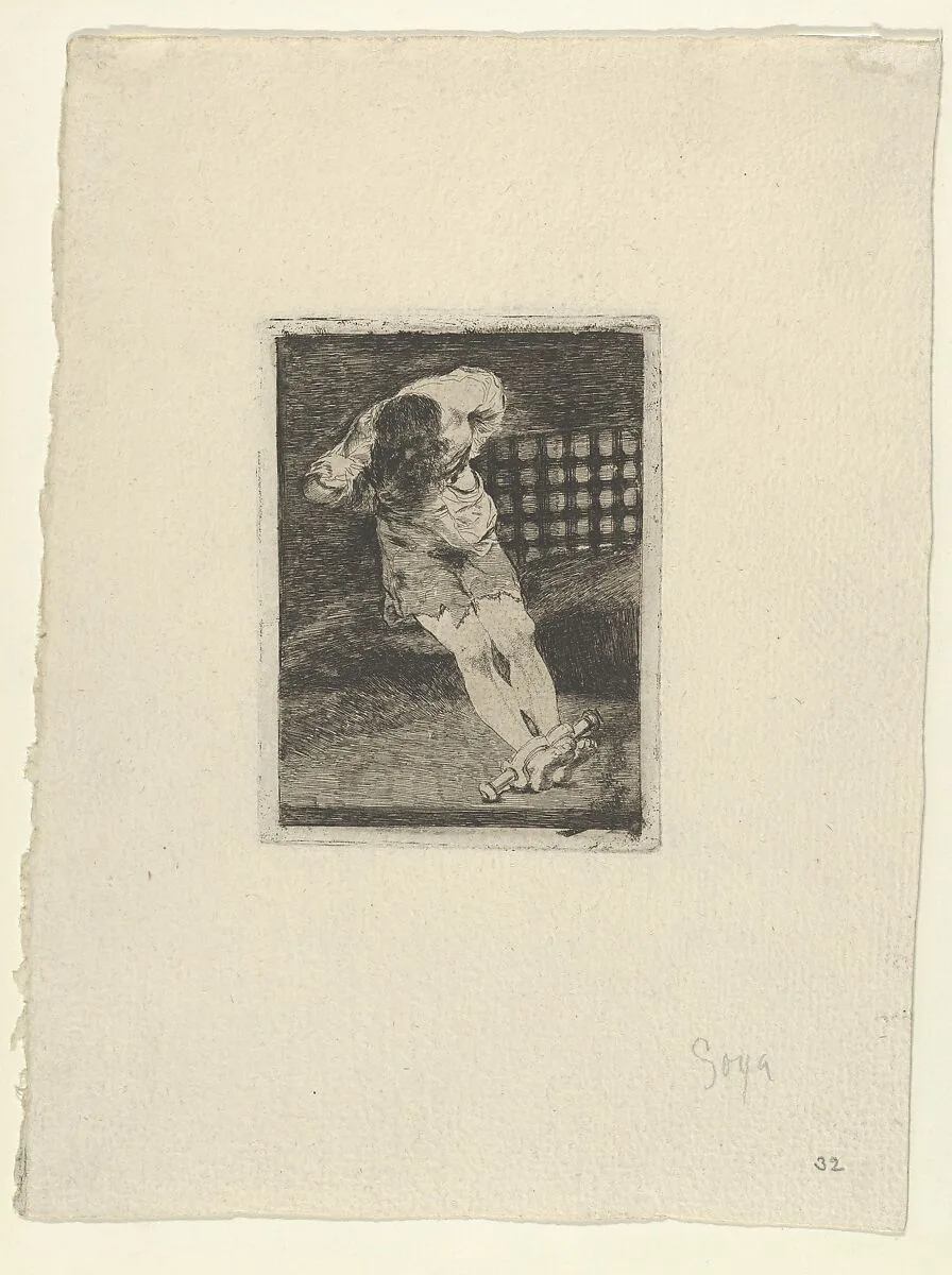The Custody of a Prisoner Does Not Call for Torture (La seguridad de un reo no exige tormento) — Goya (Francisco de Goya y Lucientes)