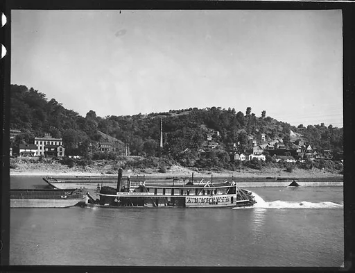 [Sternwheeler A.B. Sheets on River, Pittsburgh, Pennsylvania?]