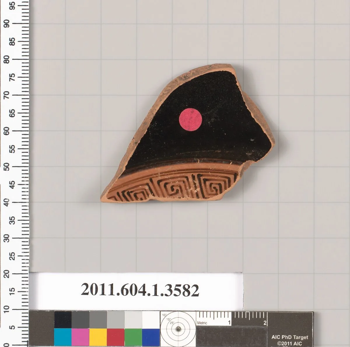 Terracotta fragment of a kylix (drinking cup) — Unknown