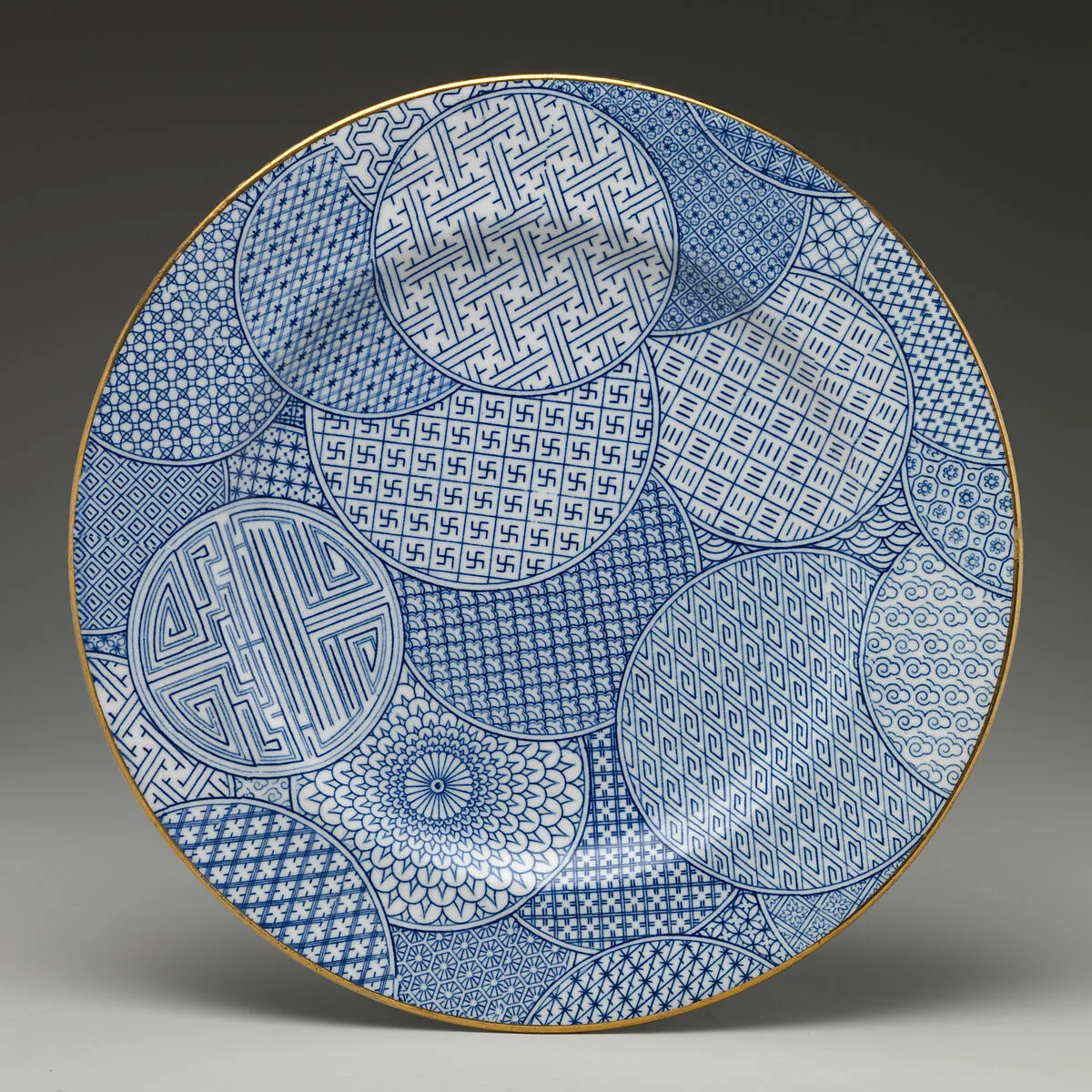 Plate — Worcester factory