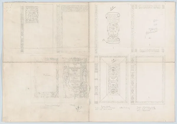 Cover Designs for the Elizabethan Edition of Shakespeare's Works, published by Thomas Y. Crowell — Bertram Goodhue|William Shakespeare