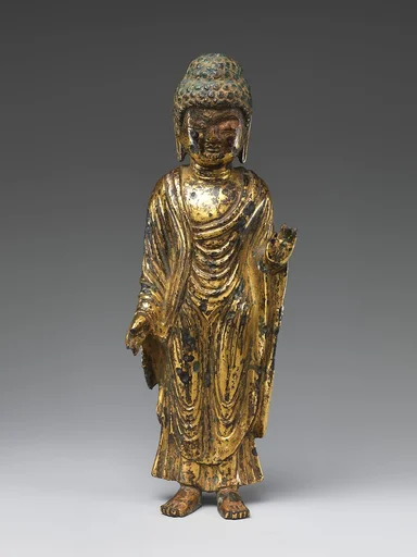 금동여래입상 통일신라 |金銅如來立像 統一新羅|Standing Buddha