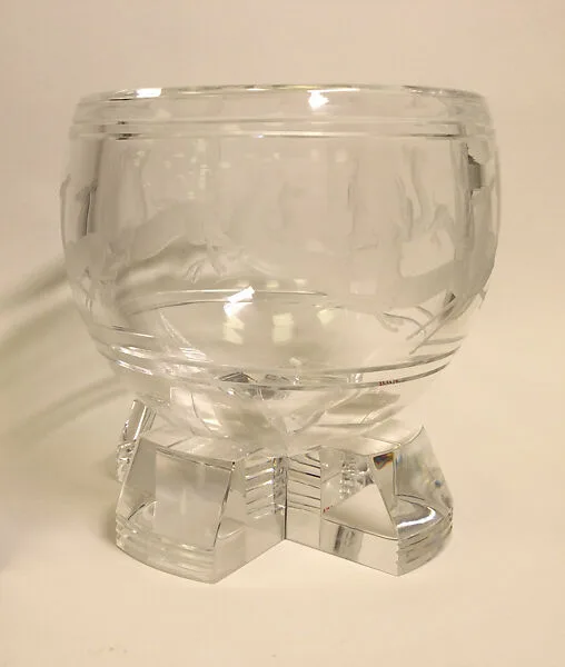 "Gazelle" Bowl — Sidney Biehler Waugh|Corning Glass Works, Steuben Division