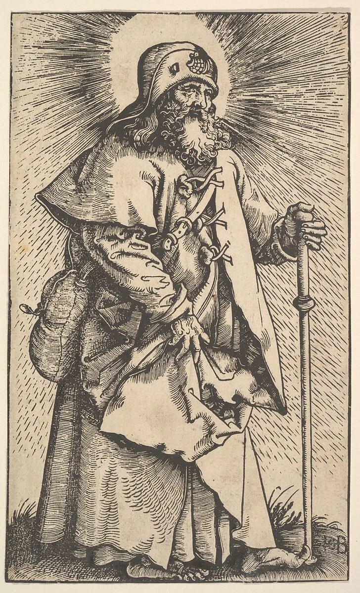 St. James the Greater from Christ and the Apostles — Hans Baldung (called Hans Baldung Grien)