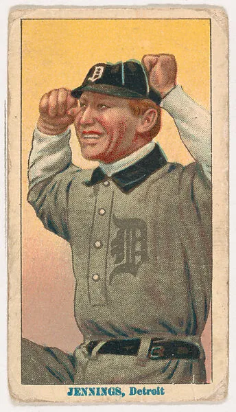 Hughie Jennings, Detroit, from Coupon Cigarettes Baseball Issue, 1914-1916 — Coupon Cigarettes