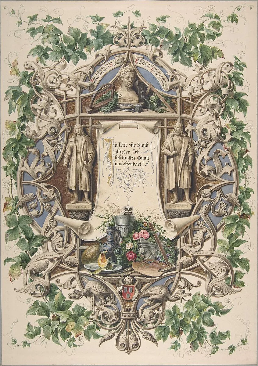 Homage from Bavarian artists to King Ludwig I — Peter Herwegen