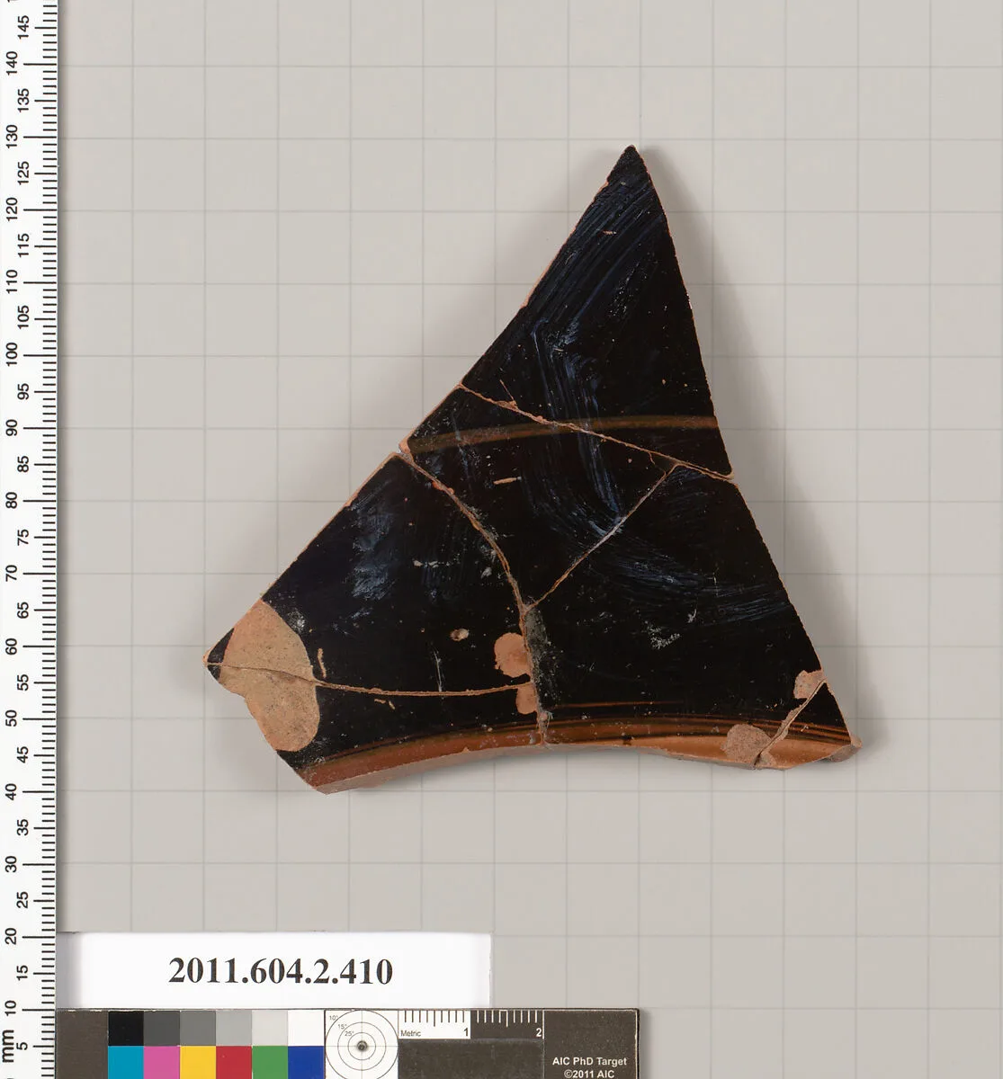 Terracotta fragment of a column-krater (bowl for mixing wine and water) — Unknown