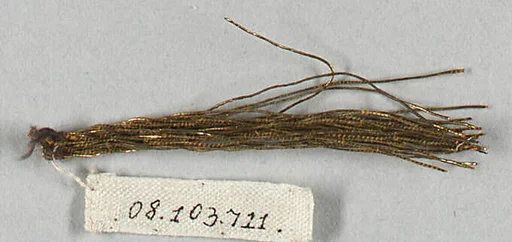 Tinsel and metal thread