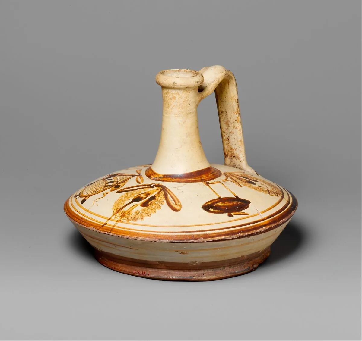 Terracotta lagynos (oil flask) — Unknown