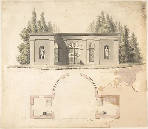 Elevation Design for Pavillion