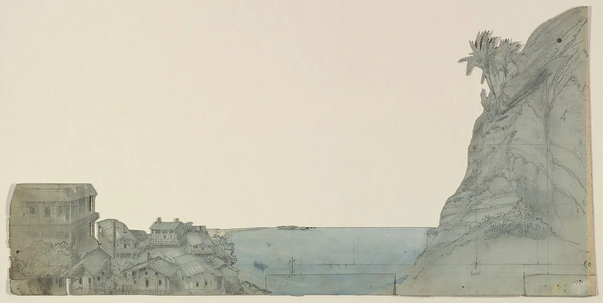Design for a Stage Set — Eugène Cicéri