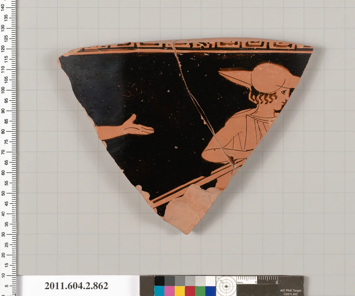 Terracotta fragment of a bell-krater (bowl for mixing wine and water) — Unknown