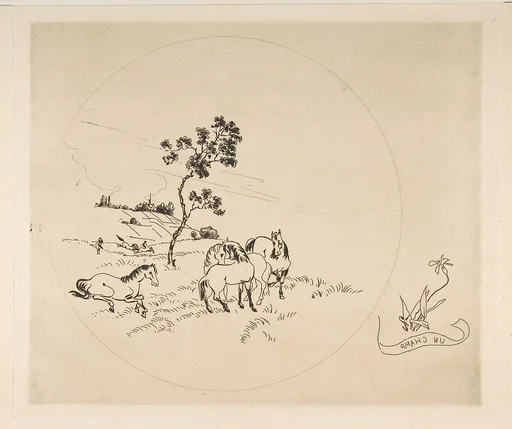 Decoration for a Plate: A Field