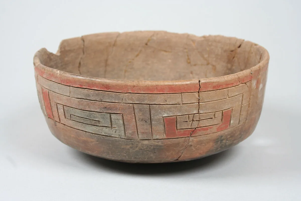 Incised bowl with eye motif — Unknown