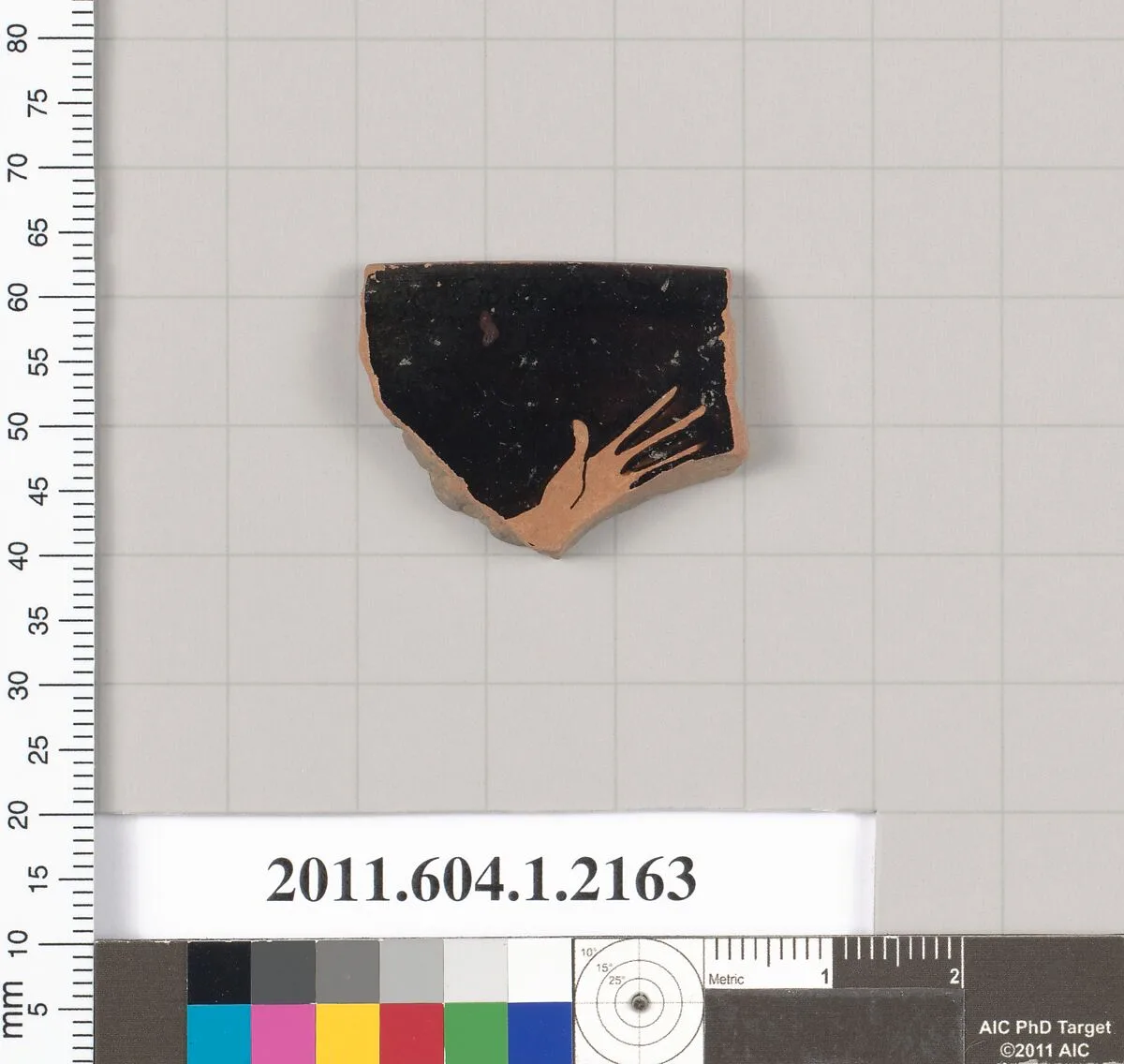 Terracotta rim fragment of a kylix (drinking cup) — Unknown