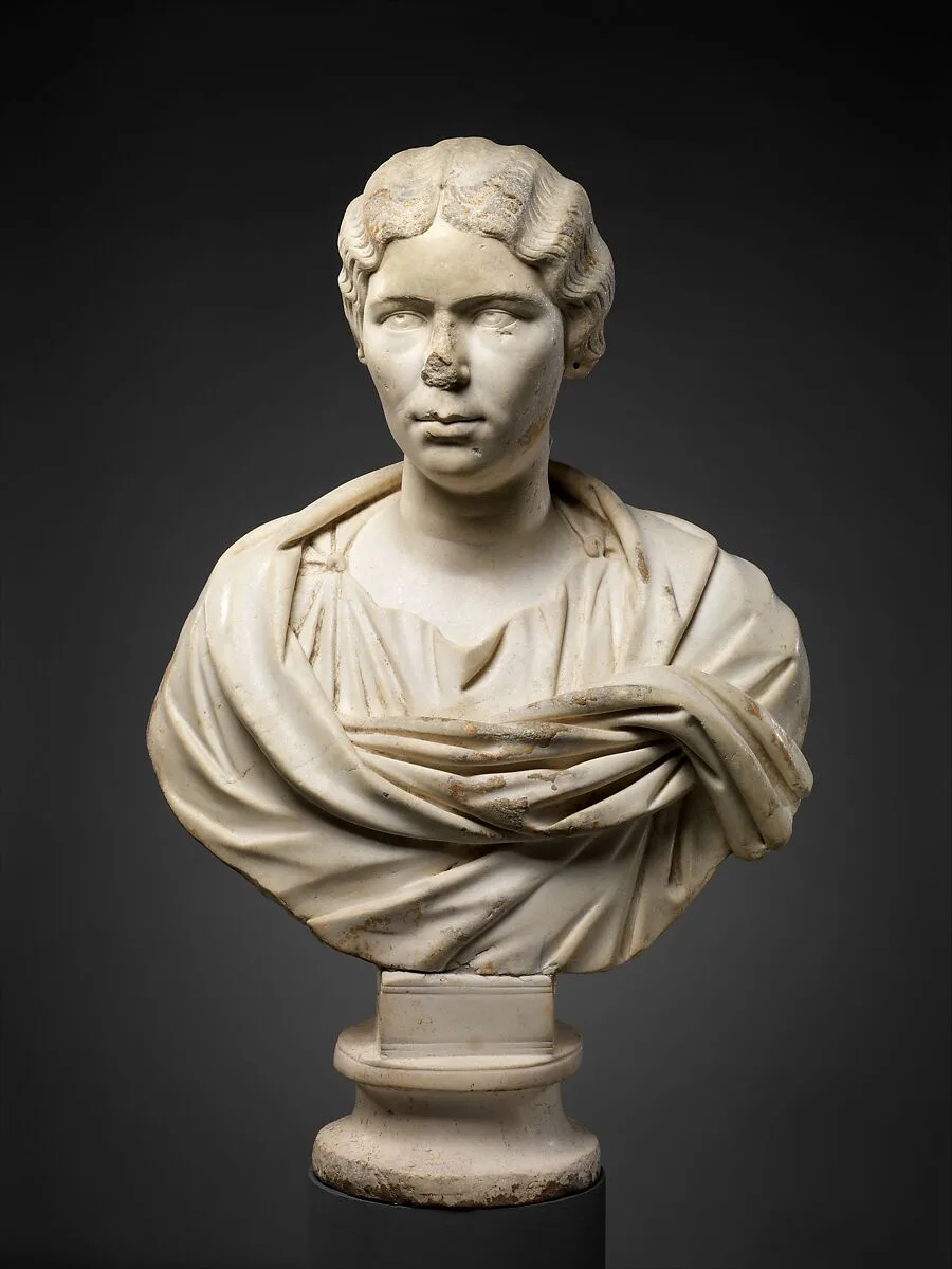 Marble portrait bust of a woman — Unknown