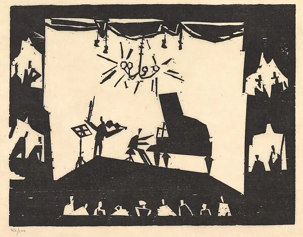 The Virtuoso (Der Virtuose) — Lyonel Charles Feininger