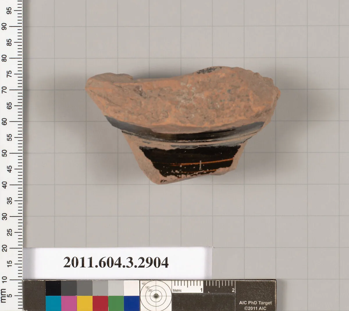 Terracotta fragment of an open vase? — Unknown