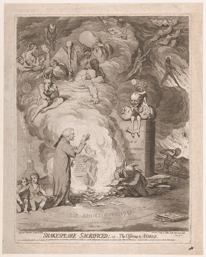 Shakespeare – Sacrificed; or, The Offering to Avarice