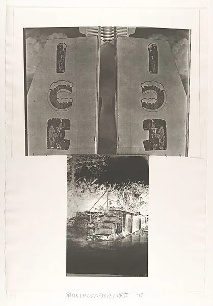 Glacial Decoy: Etching IV — Robert Rauschenberg|Universal Limited Art Editions