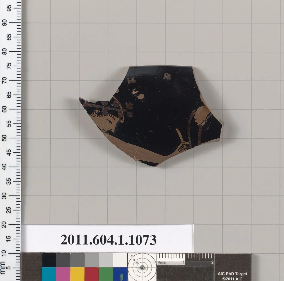 Terracotta rim fragment of a kylix (drinking cup) — Unknown