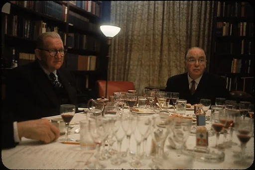 [34 Interior Views of Wine Tasting at the Century Club, New York]