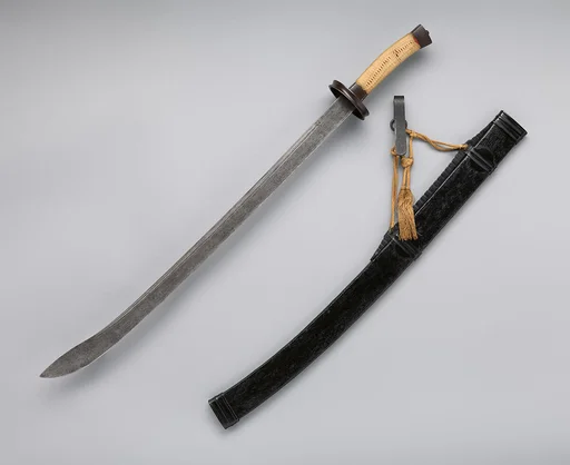 Saber with Scabbard and Belt Hook (清 腰刀)