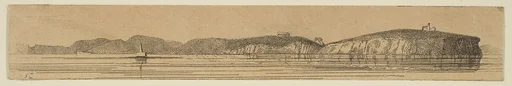 View of a Coast Line (from Sketches on the Coast Survey Plate)