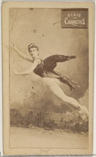 Card 765, from the Actors and Actresses series (N45, Type 7) for Dixie Cigarettes