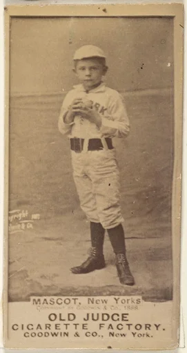 Mascot, New York, from the Old Judge series (N172) for Old Judge Cigarettes