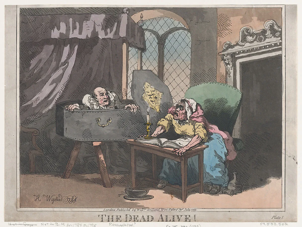 The Dead Alive! — William Holland|Thomas Rowlandson|Henry Wigstead