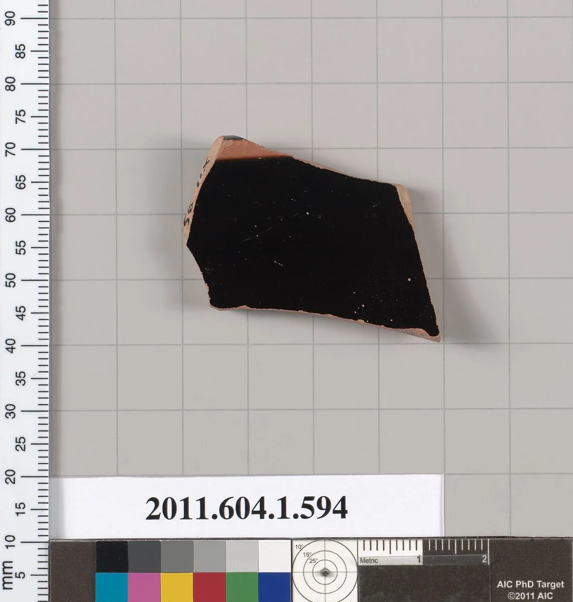Terracotta fragment of a kylix (drinking cup) — Unknown