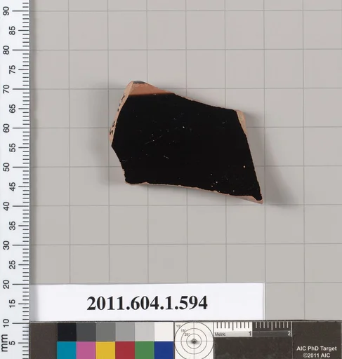 Terracotta fragment of a kylix (drinking cup)
