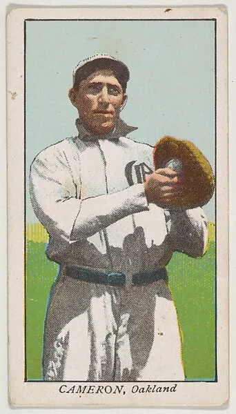 Cameron, Oakland, from the "Obak Baseball Players" set (T212), issued by the American Tobacco Company to promote Obak Mouthpiece Cigarettes — American Tobacco Company