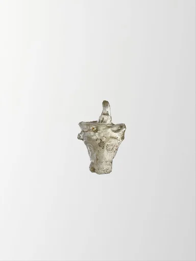 Glass pendant in the form of a bull’s head